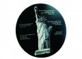 Round Black Marble Tile (2 Styles)