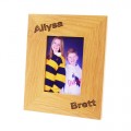 Personalized Alder Photo Frame (4 Styles)