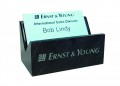 Black Marble Business Card Holder